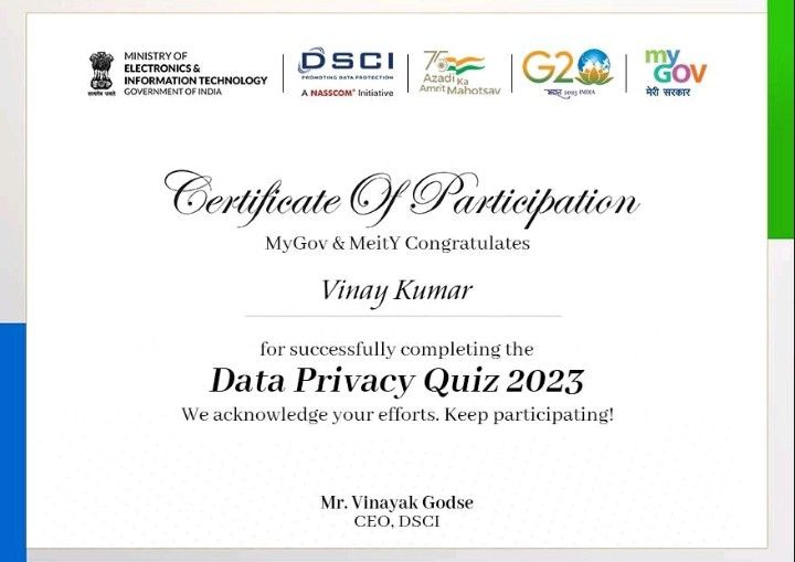 Certificate 3